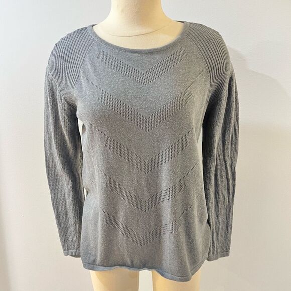 prAna Grey Organic Cotton Mainspring Sweater Size Small - Picture 4 of 10